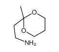2-Methyl-1,3-dioxane-2-ethanamine Structure