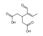 3-(1-oxobut-2-en-2-yl)pentanedioic acid结构式