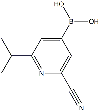 2-(iso-Propyl)-6-cyanopyridine-4-boronic acid图片
