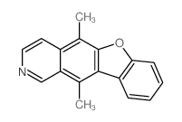 Benzofuro[2,3-g]isoquinoline,5,11-dimethyl-结构式