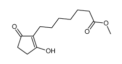 methyl 7-(2-hydroxy-5-oxocyclopenten-1-yl)heptanoate Structure