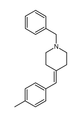 1-benzyl-4-(4-methylbenzylidene)piperidine Structure