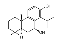 2,10-Phenanthrenediol, 4b,5,6,7,8,8a,9,10-octahydro-4b,8,8-trimethyl-1-(1-methylethyl)-, (4bS,8aS,10S)- Structure