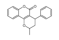 2-methyl-4-phenyl-3,4-dihydro-2H-pyrano[3,2-c]chromen-5-one Structure