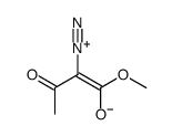 methyl 2-diazo-3-oxobutanoate structure