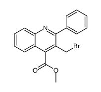 methyl 3-(bromomethyl)-2-phenylquinoline-4-carboxylate Structure