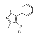 3(5)-methyl-5(3)-phenyl-4-nitrosopyrazole结构式