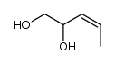 cis-1,2-dihydroxy-3-pentene Structure