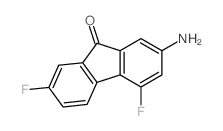9H-Fluoren-9-one,2-amino-4,7-difluoro- structure