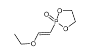 2-(2-ethoxyethenyl)-1,3,2λ5-dioxaphospholane 2-oxide Structure