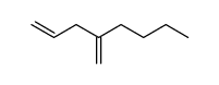 2-butyl-penta-1,4-diene Structure