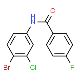 N-(4-Bromo-3-chlorophenyl)-4-fluorobenzamide structure