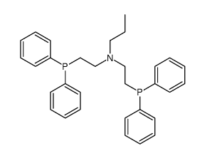 N,N-bis(2-diphenylphosphanylethyl)propan-1-amine Structure