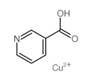 3-Pyridinecarboxylicacid, copper(2+) salt (2:1)结构式