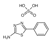 2-AMINO-5-PHENYL-1 3 4-THIADIAZOLE Structure