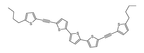 2,5-bis[5-[2-(5-butylthiophen-2-yl)ethynyl]thiophen-2-yl]thiophene picture