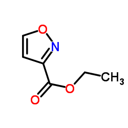 Ethyl isoxazol-3-carboxylate structure