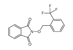 2-((2-(TRIFLUOROMETHYL)BENZYL)OXY)ISOINDOLINE-1,3-DIONE Structure