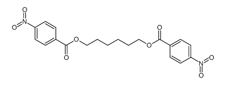 hexane-1,6-diyl bis(p-nitrobenzoate)结构式
