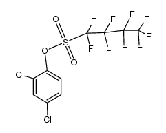 Perfluorbutylsulfonsaeure-2,4-dichlor-phenylester Structure