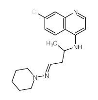 7-chloro-N-[4-(1-piperidylimino)butan-2-yl]quinolin-4-amine picture