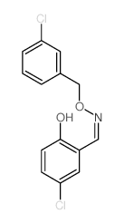 (6E)-4-chloro-6-[[(3-chlorophenyl)methoxyamino]methylidene]cyclohexa-2,4-dien-1-one Structure