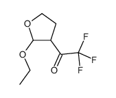 Ethanone, 1-(2-ethoxytetrahydro-3-furanyl)-2,2,2-trifluoro- (9CI) Structure