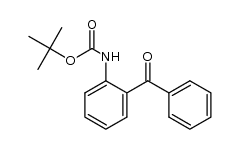Carbamic acid, (2-benzoylphenyl)-, 1,1-dimethylethyl ester (9CI)结构式