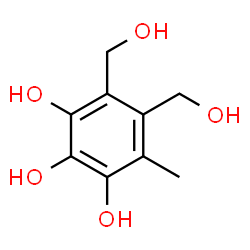 1,2,3-Benzenetriol, 4,5-bis(hydroxymethyl)-6-methyl- (9CI)结构式