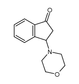 3-morpholino-2,3-dihydro-1H-inden-1-one结构式