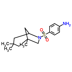 4-[(1,3,3-Trimethyl-6-azabicyclo[3.2.1]oct-6-yl)sulfonyl]aniline结构式