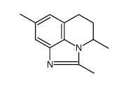 4H-Imidazo[4,5,1-ij]quinoline,5,6-dihydro-2,4,8-trimethyl-(9CI) structure