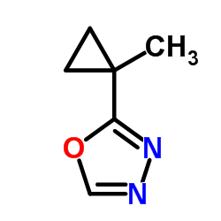 2-(1-methylcyclopropyl)-1,3,4-oxadiazole Structure