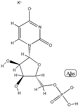 UMP dipotassium salt结构式