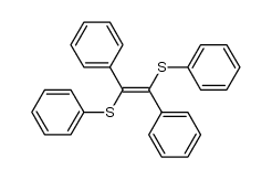 (E)-1,2-bis(phenylthio)-1,2-diphenylethene Structure