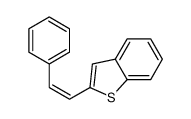 2-(2-phenylethenyl)-1-benzothiophene Structure