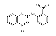 bis-(2-nitro-benzeneselenenyl)-sulfane结构式