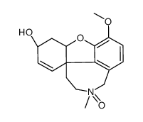 (4aS,6S,8aS)-4a,5,9,10,11,12-Hexahydro-3-methoxy-11-methyl-6H-benzofuro[3a,3,2-ef][2]benzazepin-6-ol 11-Oxide Structure