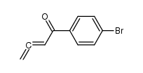 1-(4-溴苯基)-2,3-丁二烯-1-酮结构式