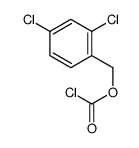 (2,4-dichlorophenyl)methyl carbonochloridate Structure