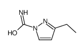 3-ethylpyrazole-1-carboxamide结构式