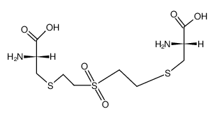 1,1'-Sulphonylbis(2-S-cysteinylethane)结构式