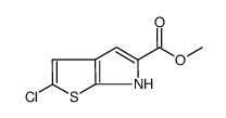 methyl 2-chloro-6H-thieno[2,3-b]pyrrole-5-carboxylate结构式
