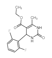 Ethyl 4-(2,6-difluorophenyl)-6-methyl-2-oxo-1,2,3,4-tetrahydropyrimidine-5-carboxylate Structure