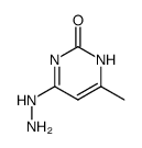 4-hydrazino-6-methylpyrimidin-2(1H)-one Structure