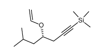 (S)-trimethyl(6-methyl-4-(vinyloxy)hept-1-yn-1-yl)silane结构式