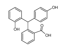 2-(2',4''-dihydroxybenzhydryl)benzoic acid结构式