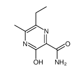 6-Ethyl-5-Methyl-3-Oxo-3,4-Dihydro-2-Pyrazinecarboxamide结构式