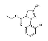 Ethyl 2-(3-Chloro-2-Pyridinyl)-5-Oxo-3-Pyrazolidinecarboxylate structure