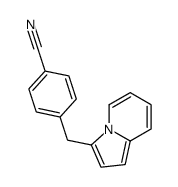 4-(indolizin-3-ylmethyl)benzonitrile结构式